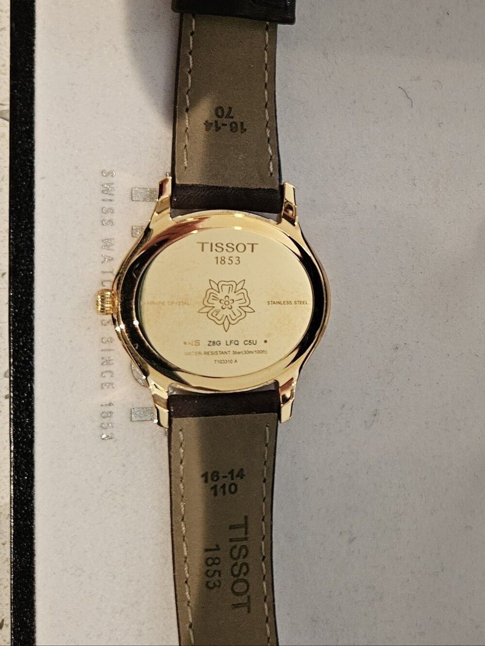 Tissot Bella Ora Ladies Brown Leather Watch - Picture 2 of 13